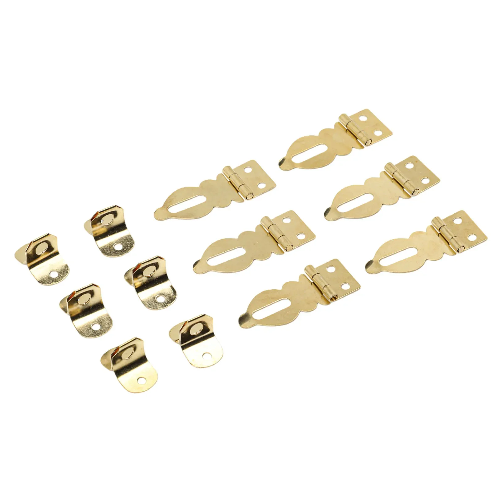 Wooden Box Lock Solid Padlock Clasp Robust Security Option Sturdy Buckle Design Easy Install Padlock Clasp Kit Home Decor
