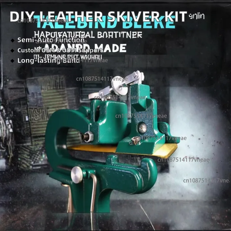 High Quality DIY Grade Automatic Leather Skiver Tools Paring Machine for Customized Leather Craft Work OEM ODM Supported