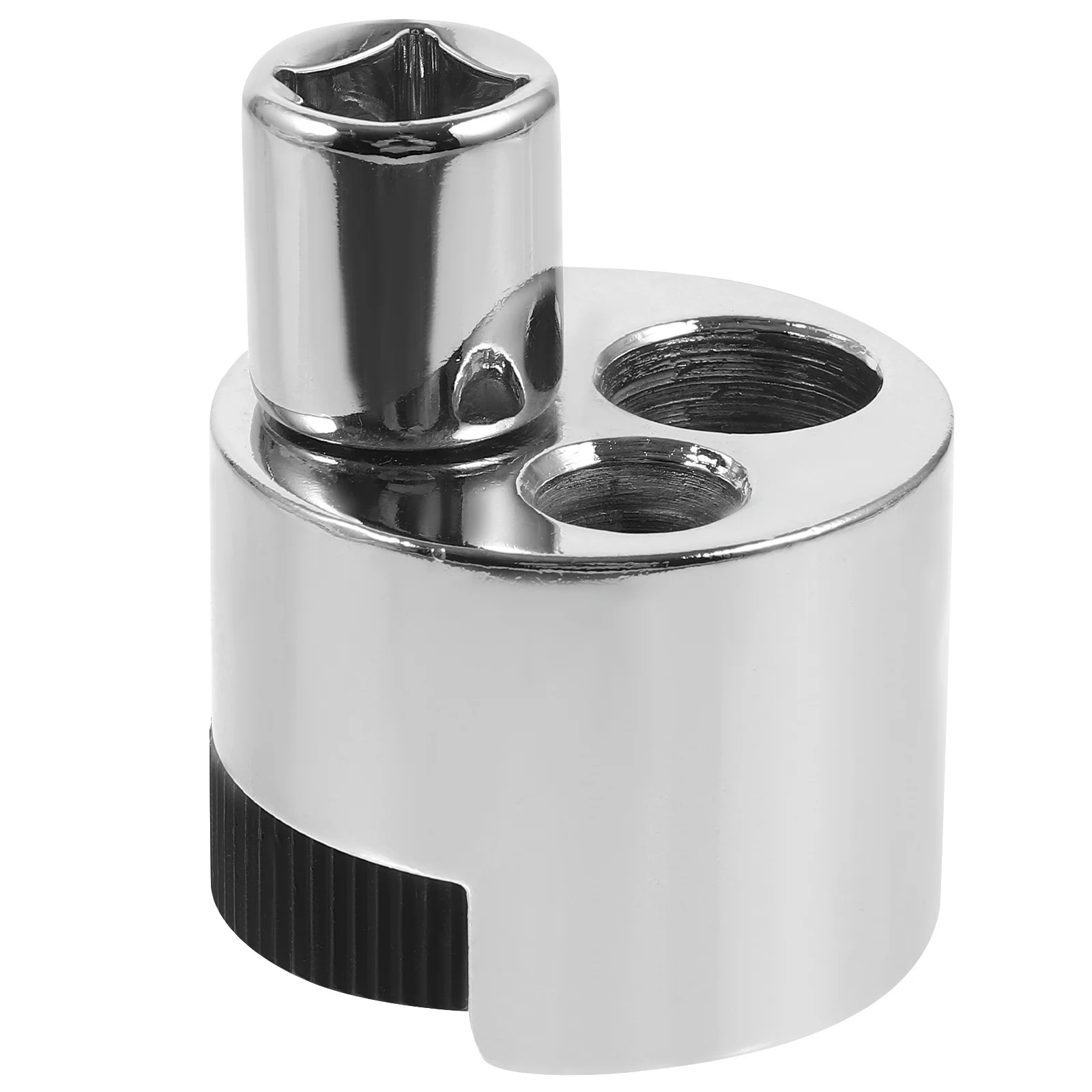 

Carbon Steel Extractor Remover Drive Wrench Tool Chrome Polished Surface Three Hole Base Manual Use Small Space