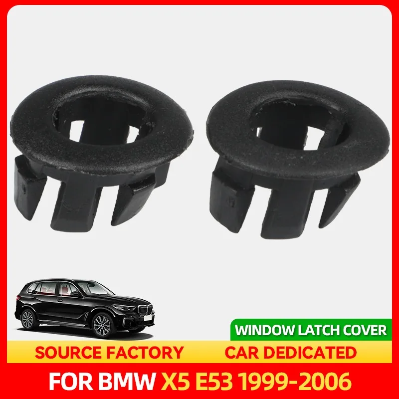 

Стайлинговые молдинги, хит продаж, 2 шт. 51418408567 для BMW, для X5 E53 1999-2006, крышка защелки окна из АБС-пластика 51418408567, автомобильные аксессуары, экстерьер