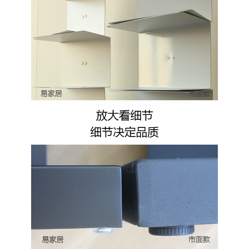 Customized EasyHome invisible bookshelf, stainless steel bookshelf on the wall, full wall storage rack, book wall corner corner