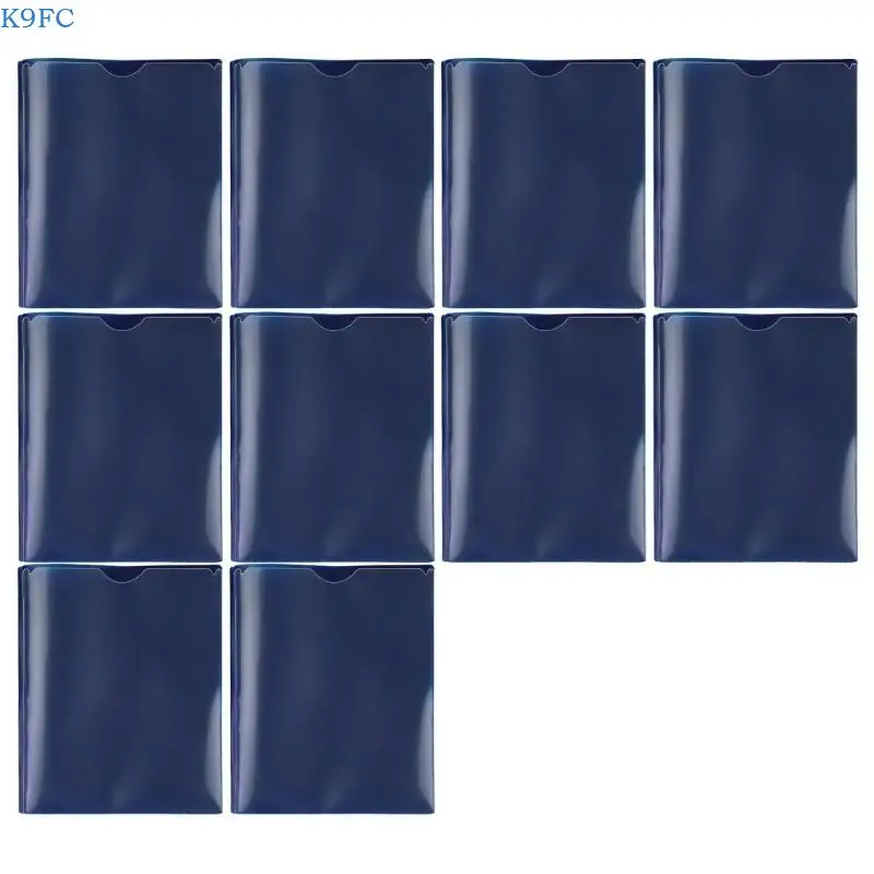 K9FC 10Pcs Two Pockets Folders with 3 Prong, Colorful Folder with Business Card Holder, Holds Letter Size Paper File Document