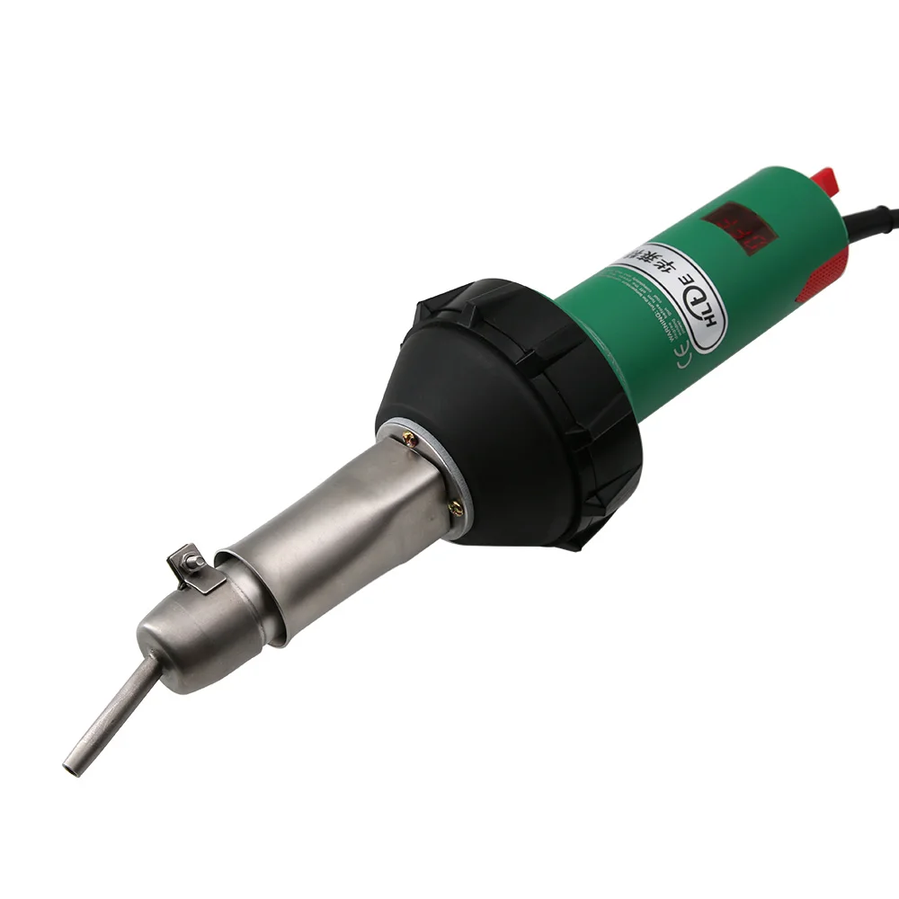 HLTE-D16S 220V 1600W Hot Air Guns Plastic Welding Torch Welder PVC Welding Machine with Auto Cooling and Temperature Display
