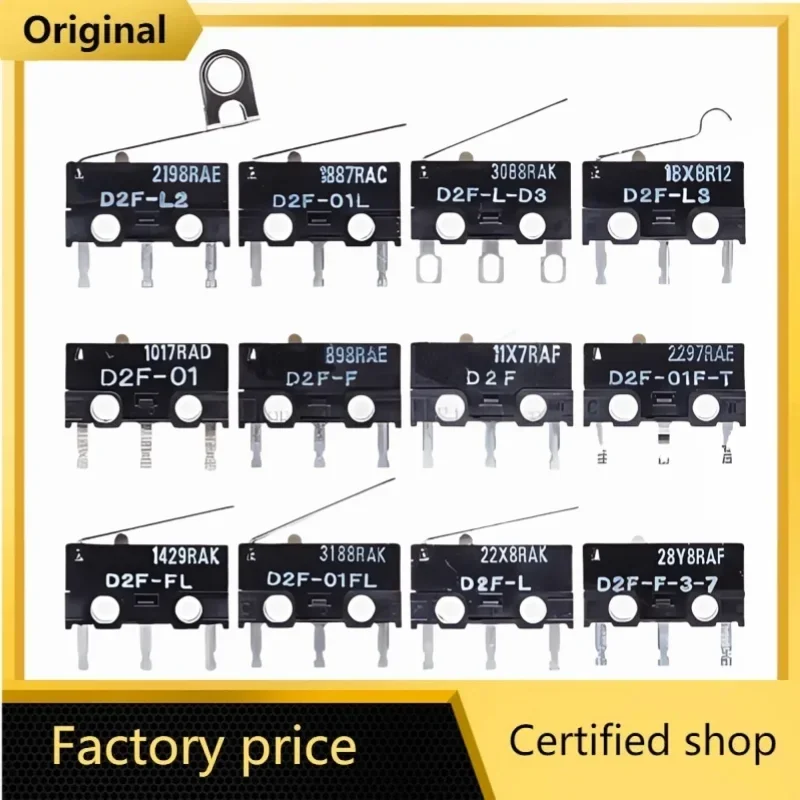 Original microswitch D2F-L2 L3 01L D2S-01D L3-D L D3 01 FL2