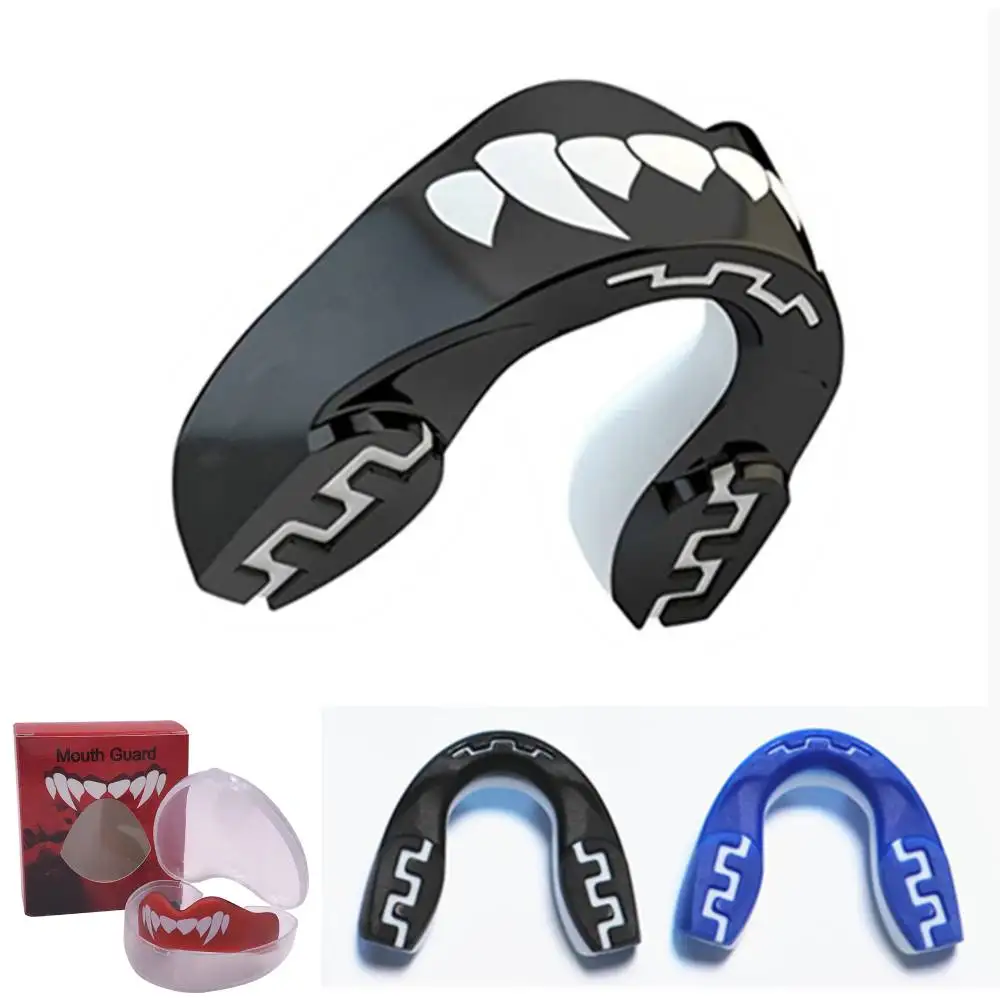 EVA Boxing Tooth Protector Ultrathin Basketball Mouth Guard Protection Against Impact Buffering Effect for Lacrosse Martial Arts