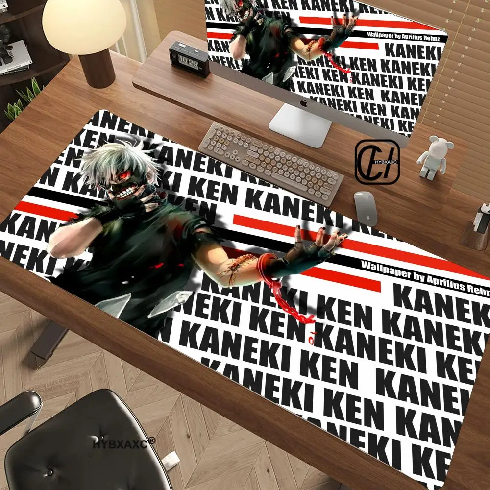 HD New Japan Anime Mouse pad Tokyo Ghoul Ken Kaneki Office Computer Desk interior Pad Cool Locking Edge Comics Gaming Pc XXLMats