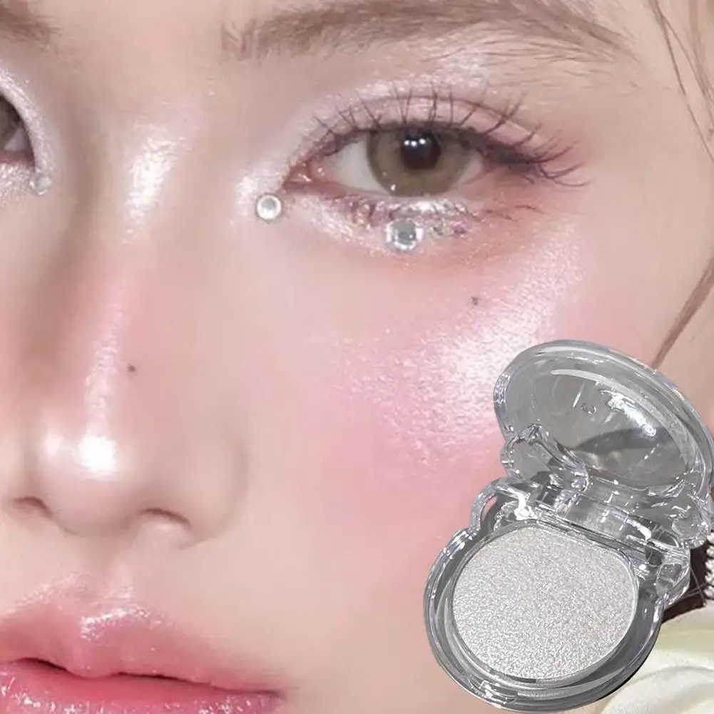 Evidenziatore glitterato con diamanti Shimmer Evidenziatore brillante Trucco viso e corpo Illumina glitter Trucco contorno naturale