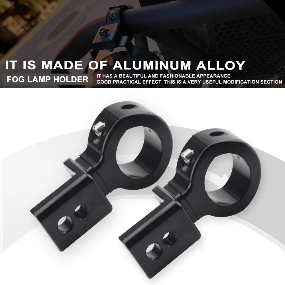 Passend für BMW F900GS F800GS 2025 R1300GS ADV F900XR 22MM-32MM Nebelscheinwerfer Verstellbare Klemmen Zusatzlampen-Halterung F750GS