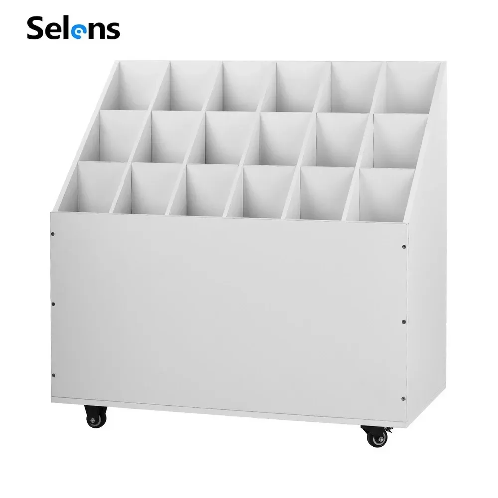 Selens Studio Storage Box Removable Multi Grid Storage Sorting Cabinet For Tripod Light Stand Storage Box Background Paper Props