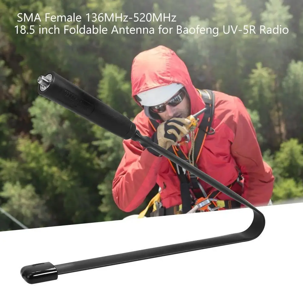 Antenna Female Dual Band 136MHz-520MHz Multifunctional Foldable Walkie Talkie for Baofeng Wanhua Accessories