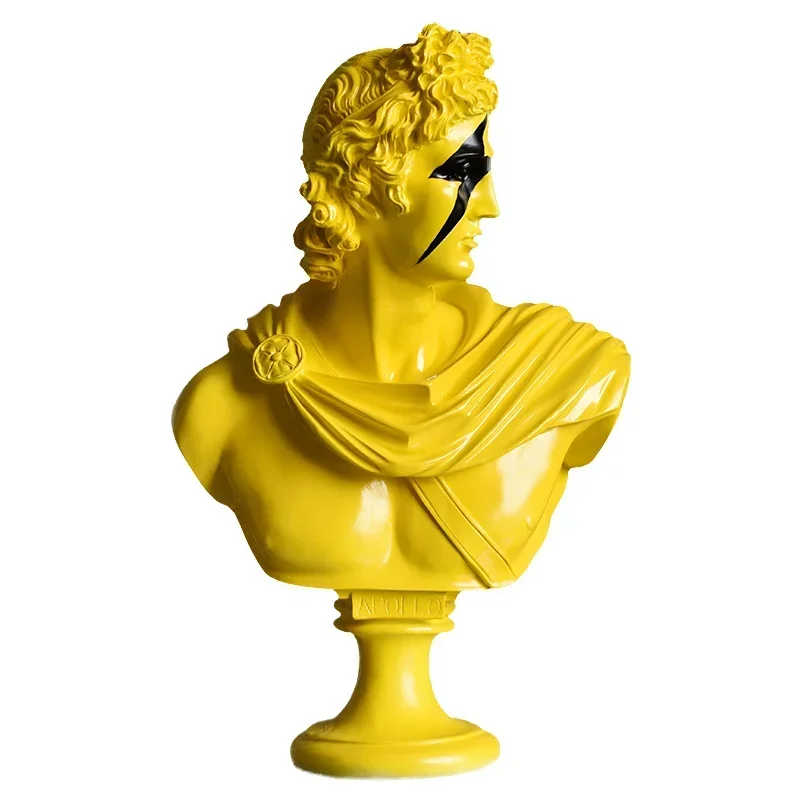 

for Resin Figure Statues Creative Home Decor Apollo Sculpture Ornaments Living Room Porch Desktop Artistic Soft Decorations