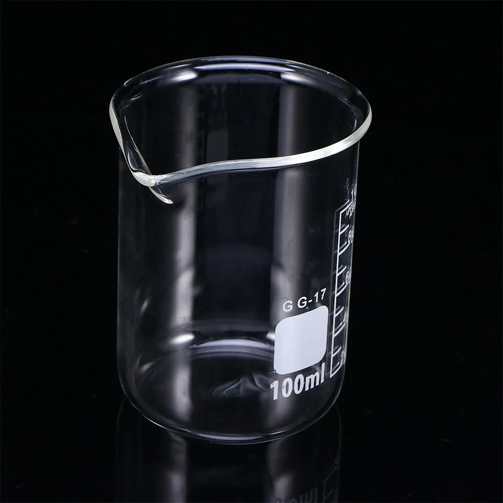 Beaker Chemistry Science Measuring Cup Glass Lab Graduated Halloween Christmas Glass Measuring Beaker Glass Measuring Cup 100Ml