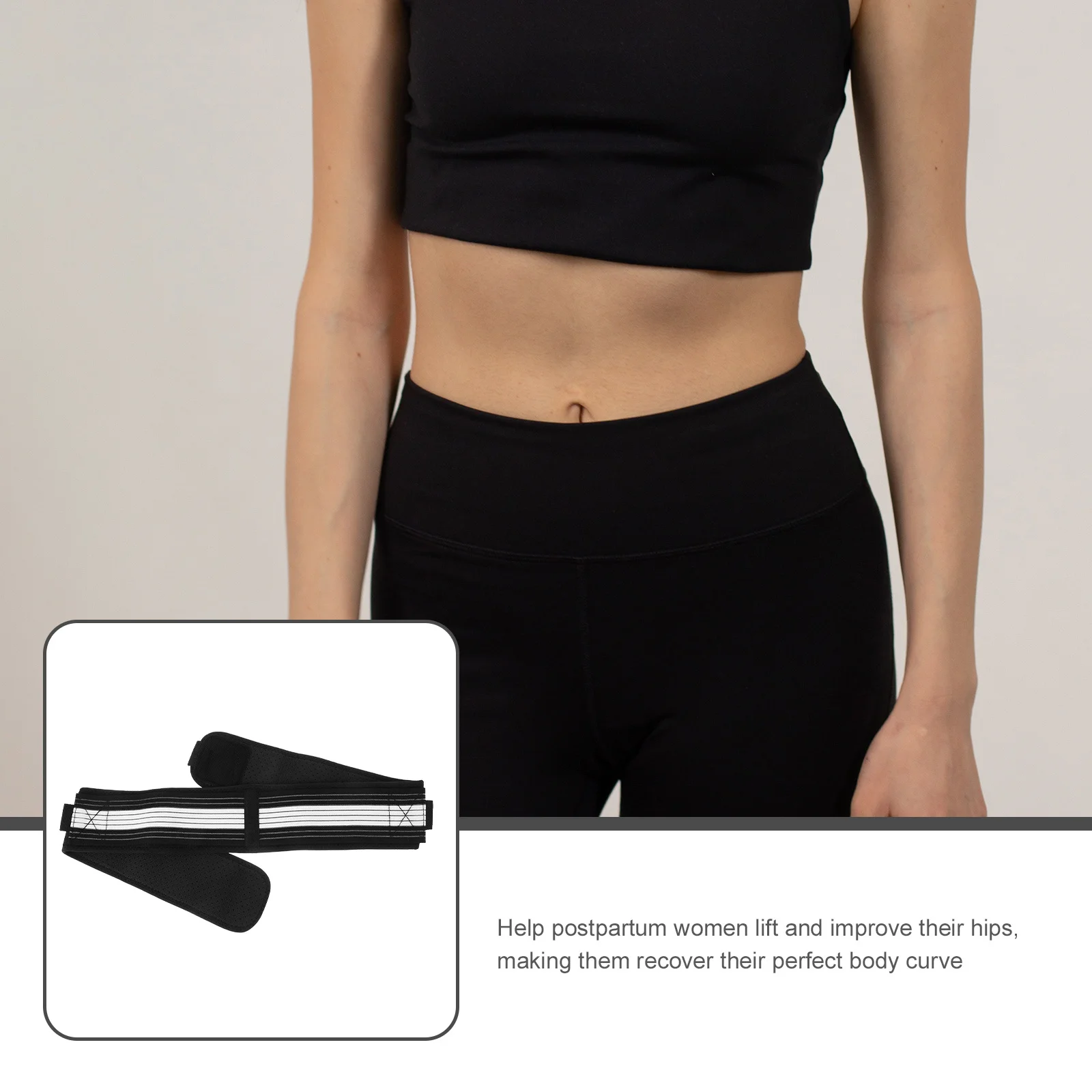 Breathable Postpartum Girdle Pelvic Support Belt Comfortable Maternity Recovery Band Tightens Flattens Belly Pelvic Correction