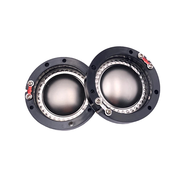 Tenghong 2 قطعة 44.4 مللي متر ثلاثة أضعاف صوت لفائف التيتانيوم فيلم الأسلاك النحاسية المستديرة ل مكبر الصوت المتكلم إصلاح أجزاء الملحقات الجمعية لتقوم بها بنفسك