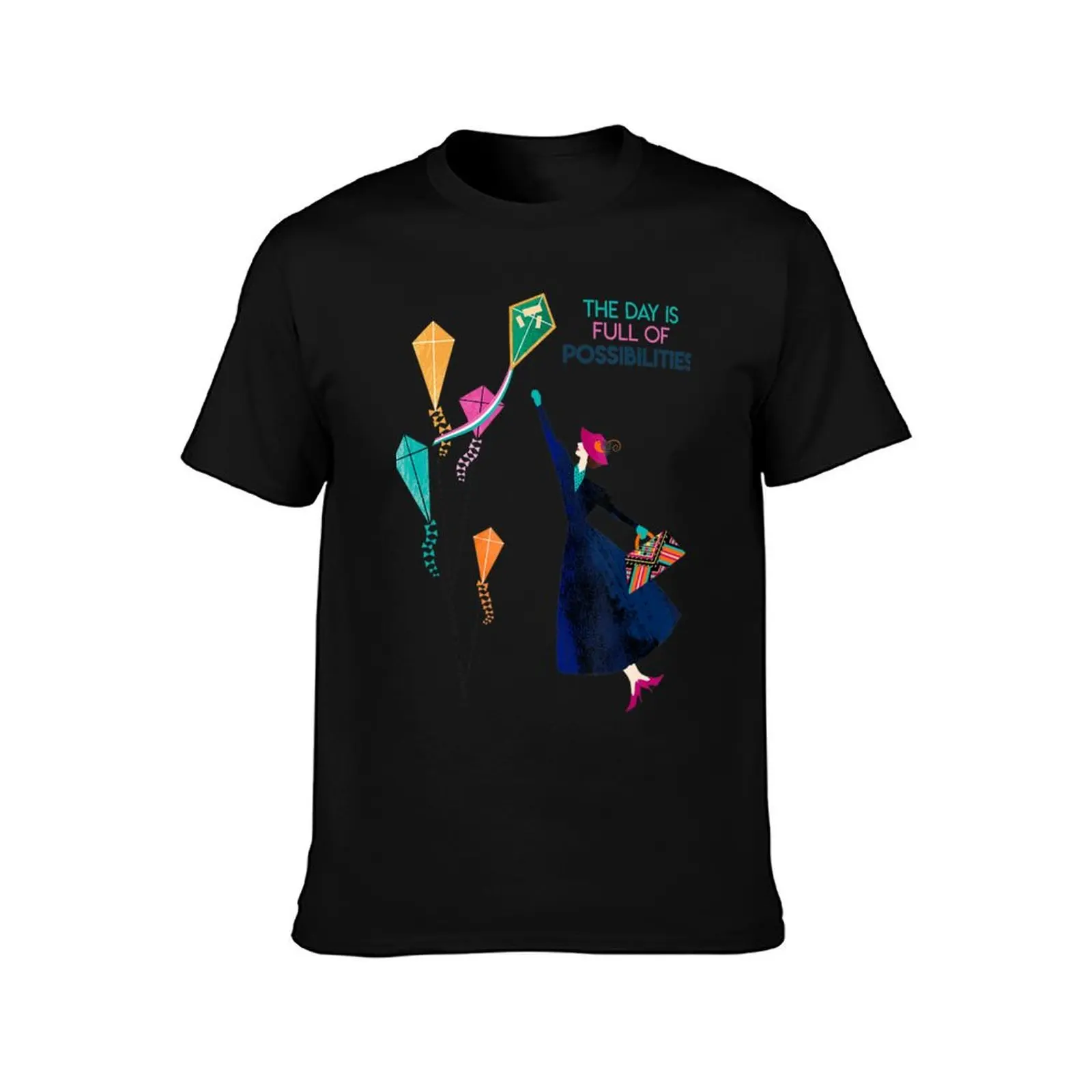 Mari Pop With Full of Possibilities Graphics T-Shirt Anti-Wrinkle Short Sleeve T-Shirt