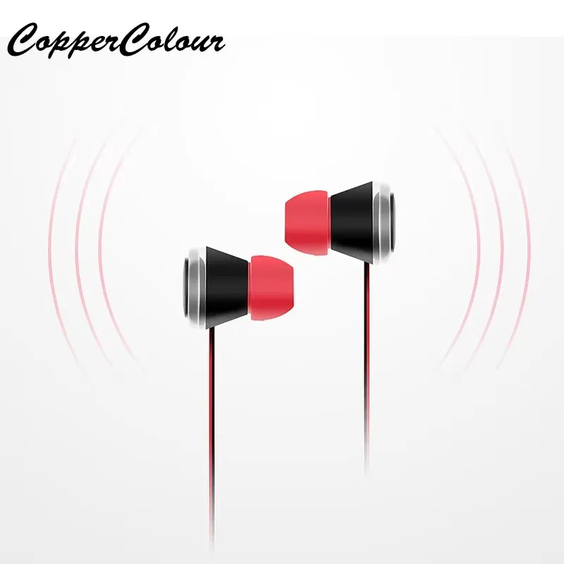 

Оригинальные спортивные наушники CopperColor TWICE HiFi 3,5 мм, наушники-вкладыши для бега с гарнитурой, музыкальные наушники для смартфонов