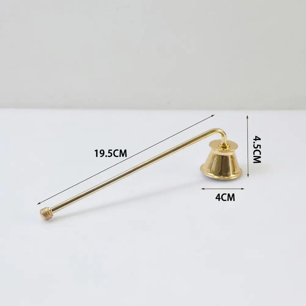 Candle Extinguisher Hand Tool Trumpet Shape Candle Accessory Elegant Stainless Steel Candle Extinguisher Tool for Putting Out