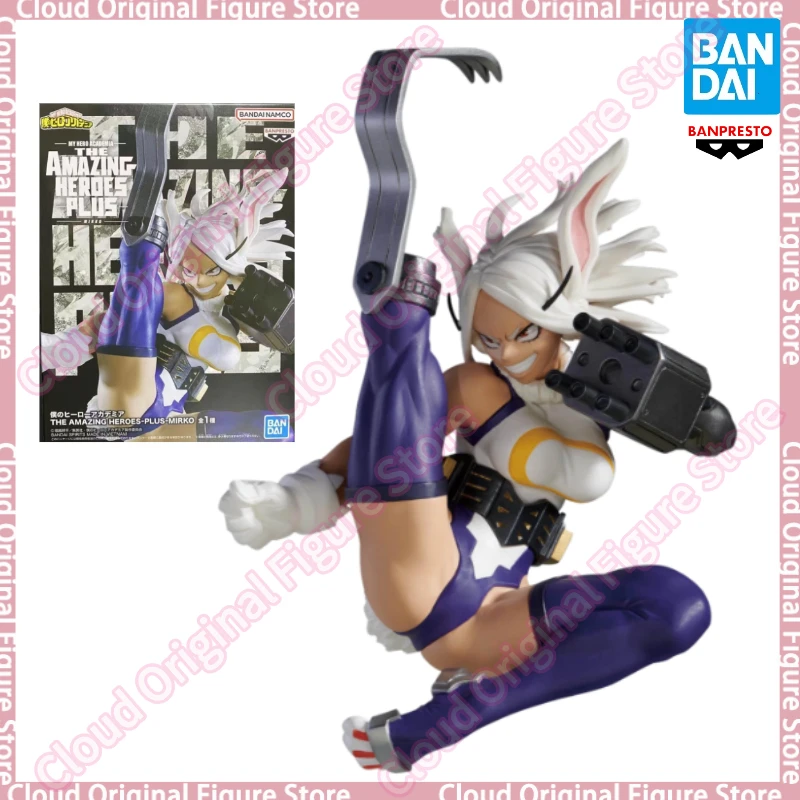 

In Stock 100% Original Bandai Banpresto The Amazing Heroes Plus My Hero Academia Mirko Figure Anime Action Model Toys Gifts