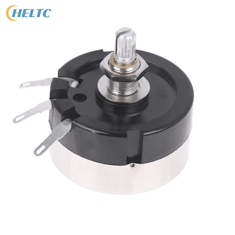 Plastic  WX200 High Power 15W Single-turn Double-wire Wound Potentiometer 8 Ohm 8Ω Shaft Length 15MM Audio Attenuator