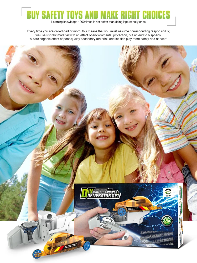 DIY مولد الطاقة كرنك اليد BikeA مولد صغير يمكن أن يخلع مستقبلي. يساعد على زراعة الأطفال اليدوية والإنشاء #5