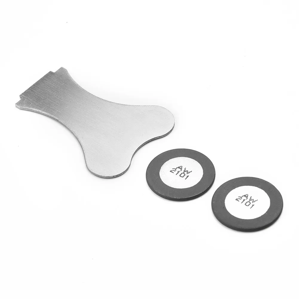 2pcs Transducer แผ่น Fire เครื่องทําความร้อนสําหรับ DIMPLEX Opti-Myst แก้ว Disk อะไหล่ W/หมวกเครื่องมืออุปกรณ์เสริมไฟฟ้าคุณภาพสูง