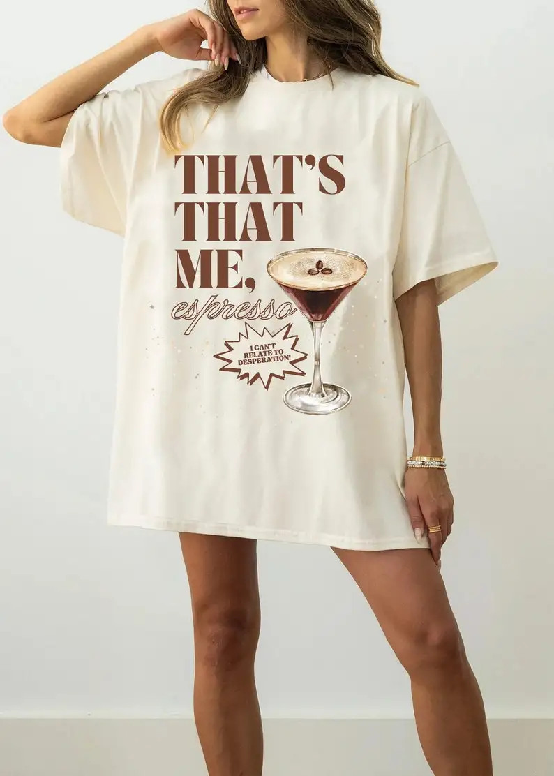 That\'s That Me Espresso Tee  Sabrinaii Shirt   Espresso Martini Tee  Concert Shirt