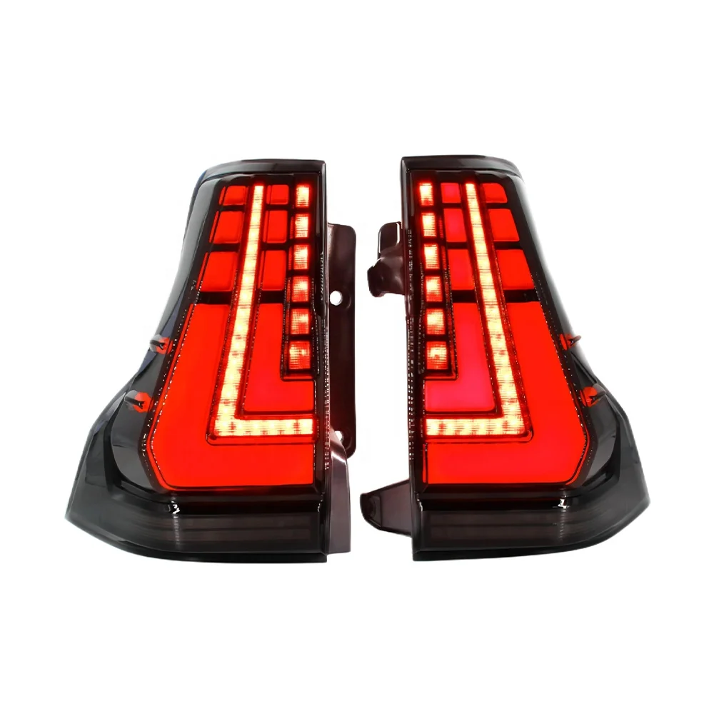 Land Cruiser Prado 용 순차 표시기 테일 라이트가있는 2003-2009 LED 용 공장 Prado FJ120 미등