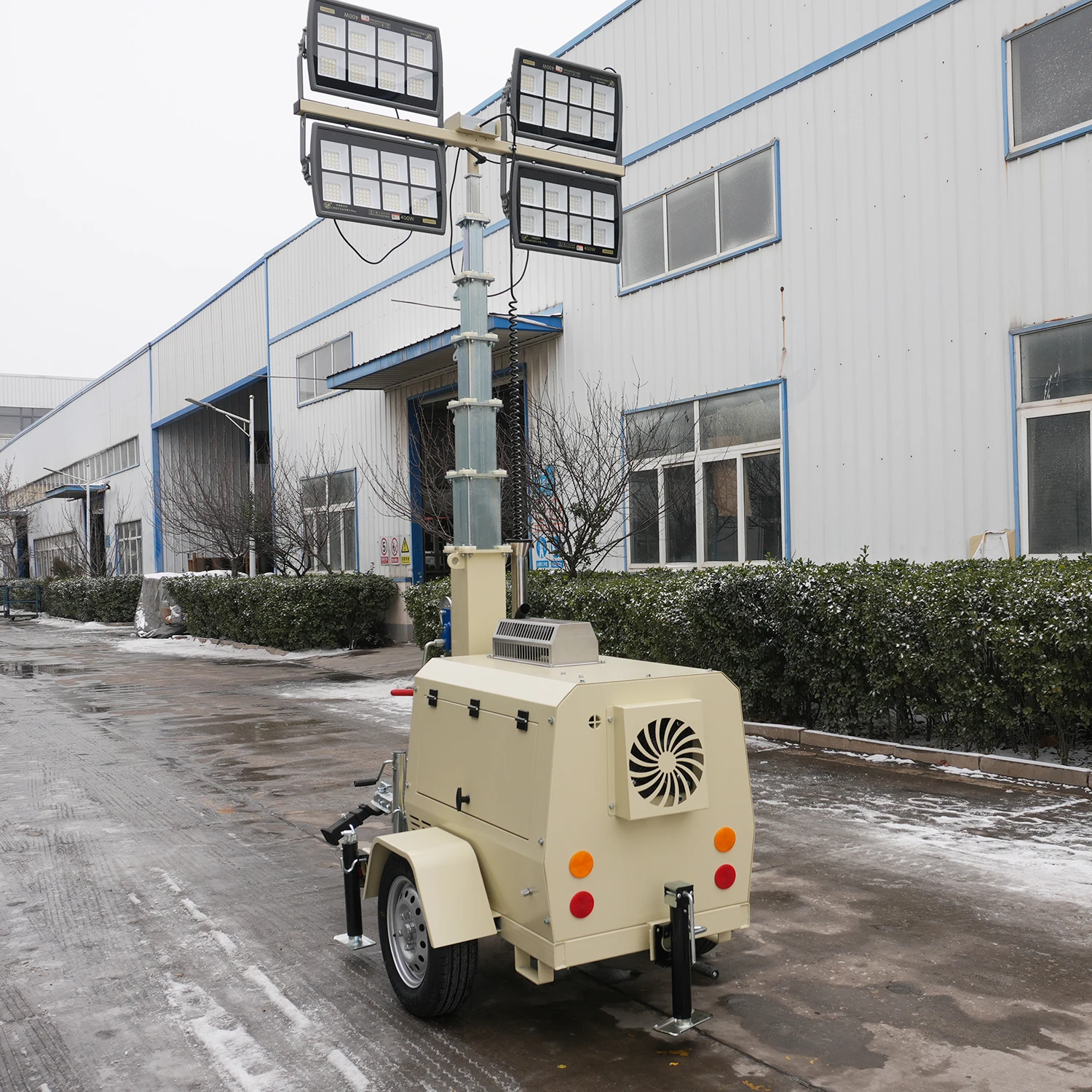 Generator Light Tower Wheeled Portable All-in-one Power Lighting Machine IP65 Waterproof Small Factory Night Operation Equipment