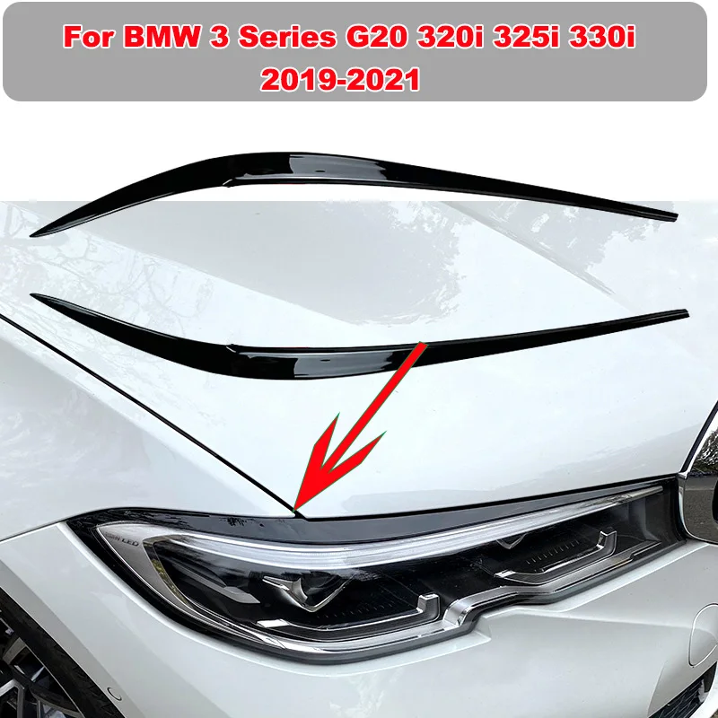 

2 шт./комплект, наклейки для передней фары BMW 3 серии G20 320i 325i 330i 2019 2020 2021