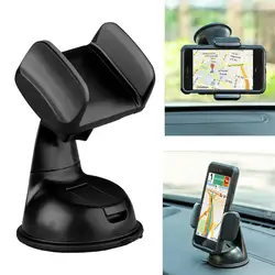 Soporte Universal para teléfono móvil, accesorio con rotación de 360 grados para salpicadero de coche, montaje de succión para parabrisas