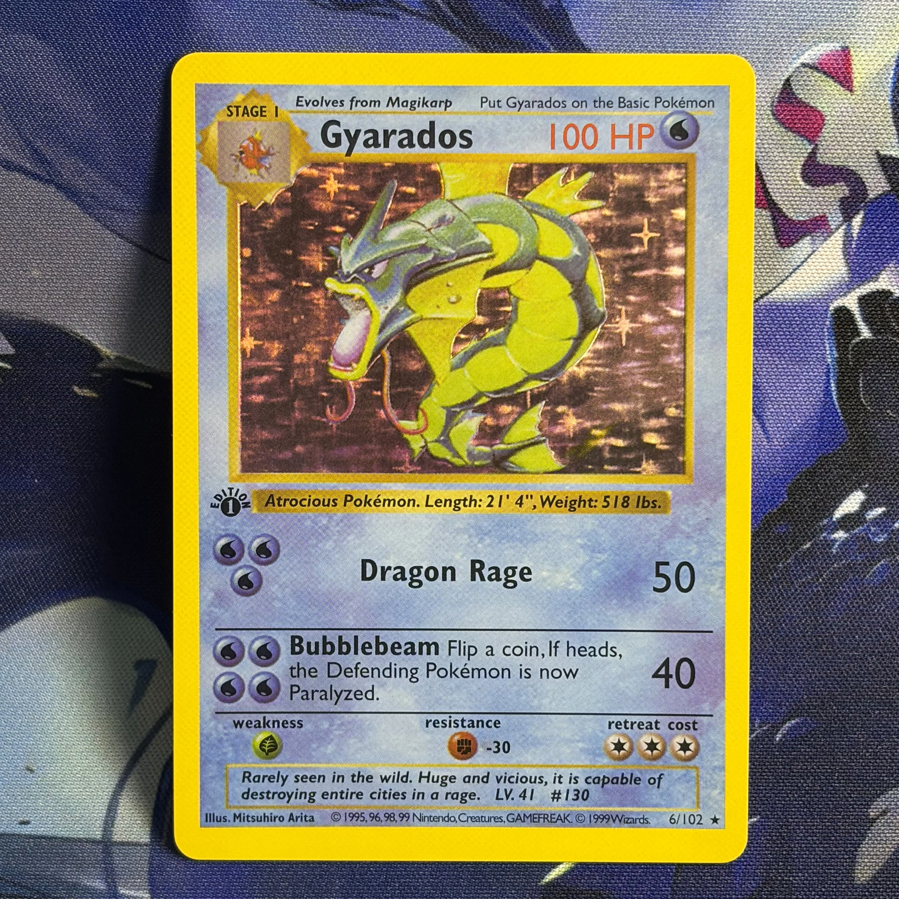 PROXY 16 Stuks PKM Kaart Basisset-1 Zeldzame Verzamelkaarten Alakazam/Gyarados/Venusaur/Charizard Ptcg Hobby Display Speelgoed en Cadeaus