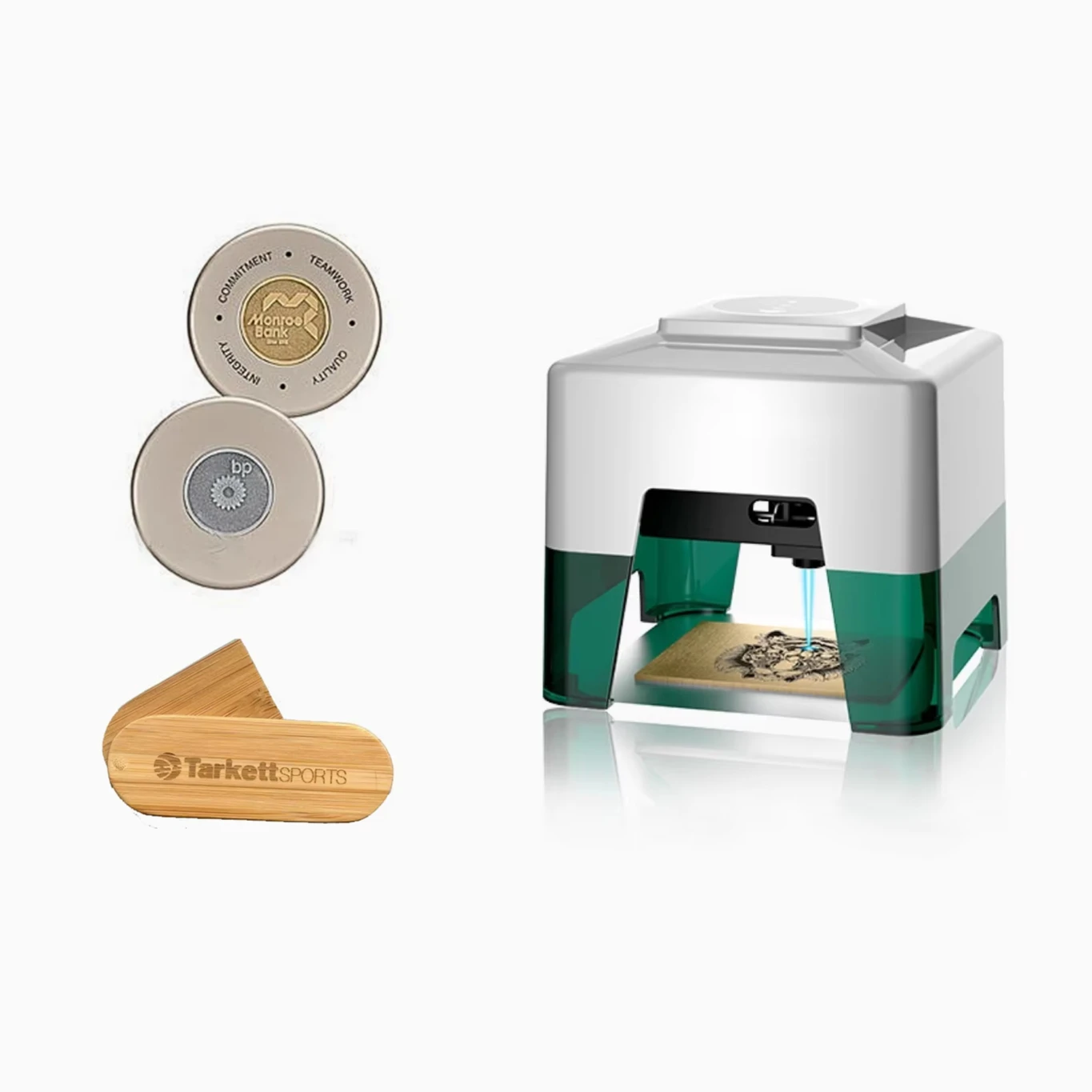 

Portable CNC Laser Wood Leather Engraver 3w 5w Mini Desktop Handheld Laser Engraving Machine for Nameplate