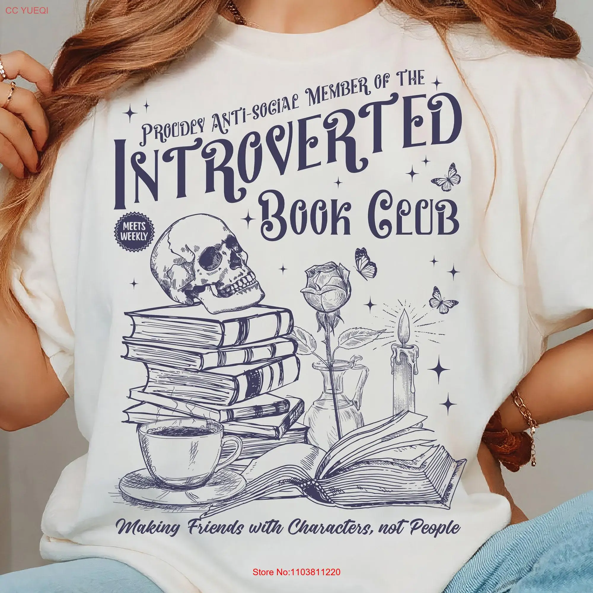 Составленная книга, Клубная футболка, романтика, считывание и любовник, антисоциальное, винтажное чтение для книжного червя, библиофилы, книги