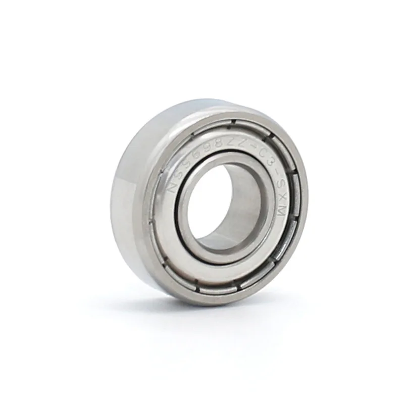 Stainless steel non-standard production spot wholesale S698ZZ size 8 * 19 * 6.5mm inner ring heightened deep groove ball bearing