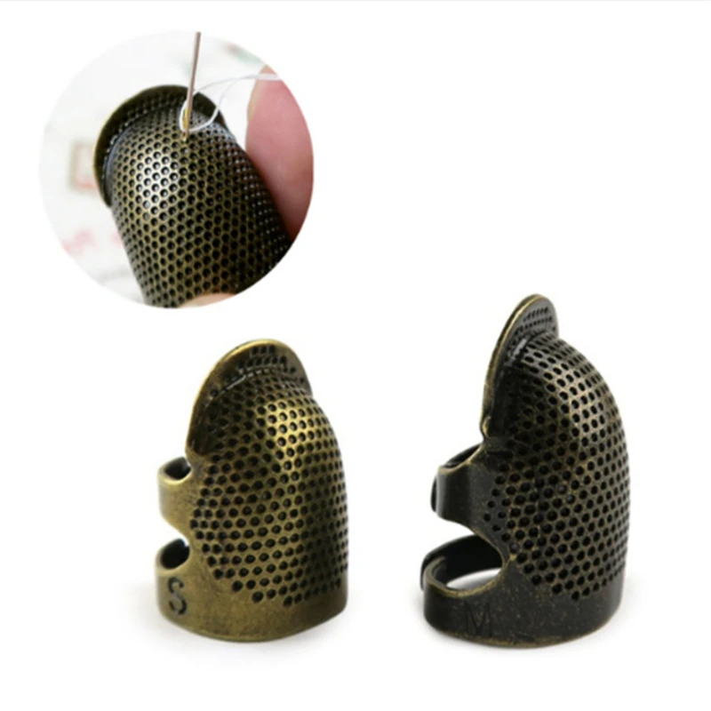 Finger Protector Antique Thimble Ring Handworking Needle Thimble Needles Craft DIY Household Sewing Tools Accessories