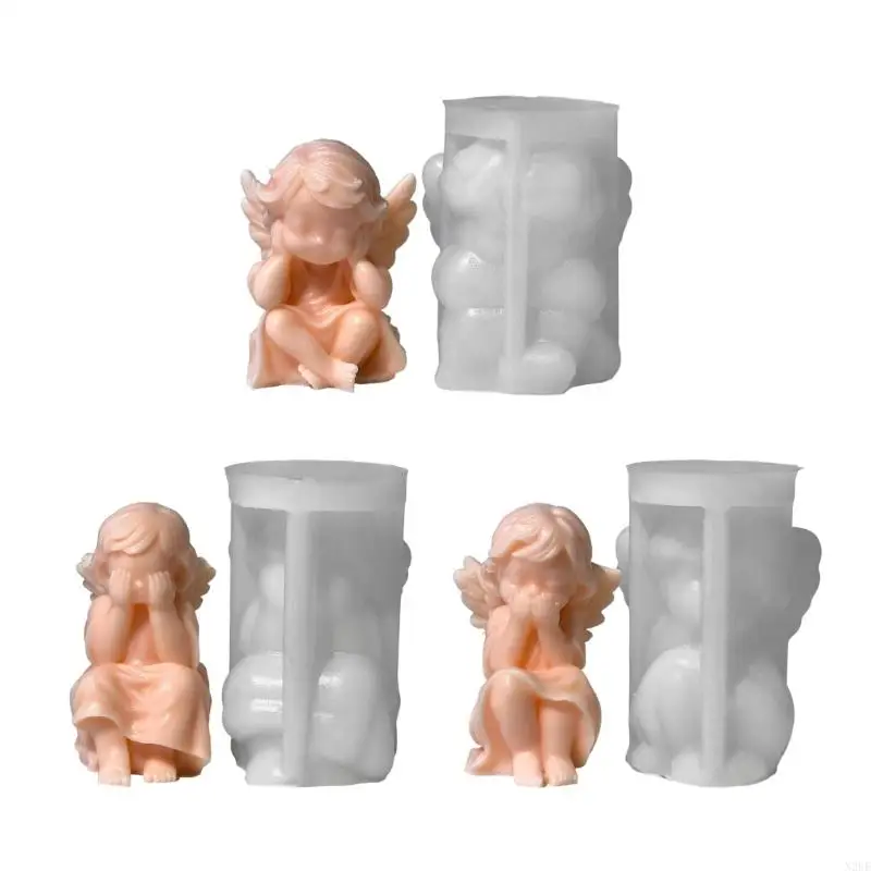 

N2UE Reusable Silicone Mold for Crafting Beautiful Angel Soap Making Mold