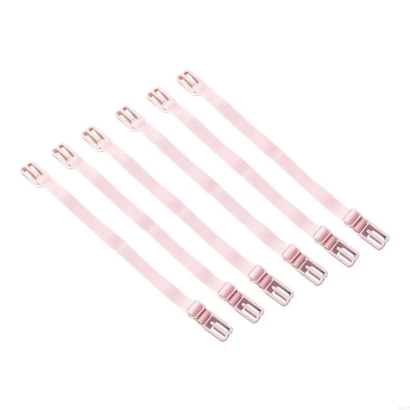 M6CD 6ピースNonslip Bra Strap Holders Clips Clips for Invisible Support fone Racerback