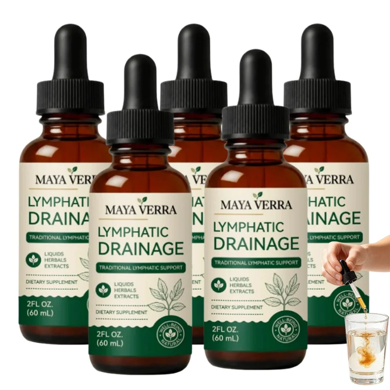 59ml Natural Herbal Lymphatic Drainage Liquid Drops For Body Wellness Maya Verra Lymph Support Dietary Supplement Safety Formula