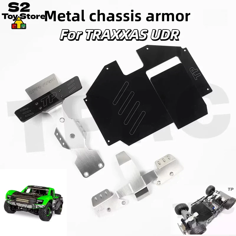 TP TRA UDR Upgrade Lightweight Metal Anti Collision Skid Plates Chassis Armor Rear Axle Guard For RC Off Road Vehicle