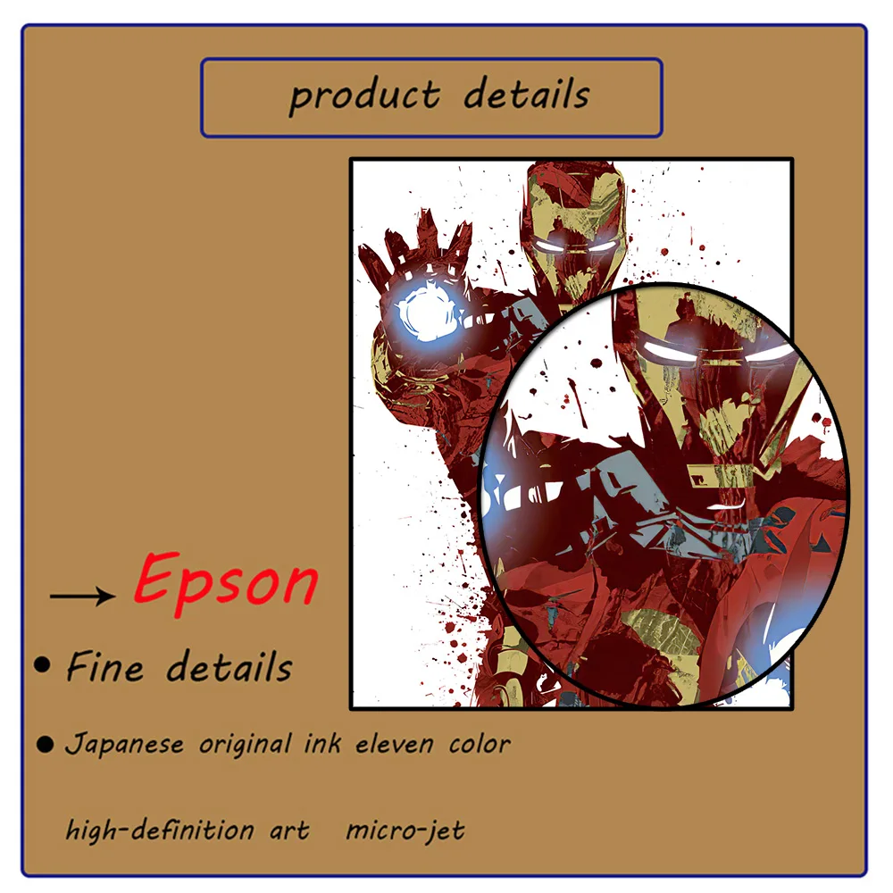 Classic Movie Avengers Marvel Poster Canvas Painting Hulk Iron Man Thor Deadpool Room Decor Wall Art Decorate Gift Cuadros - view 5