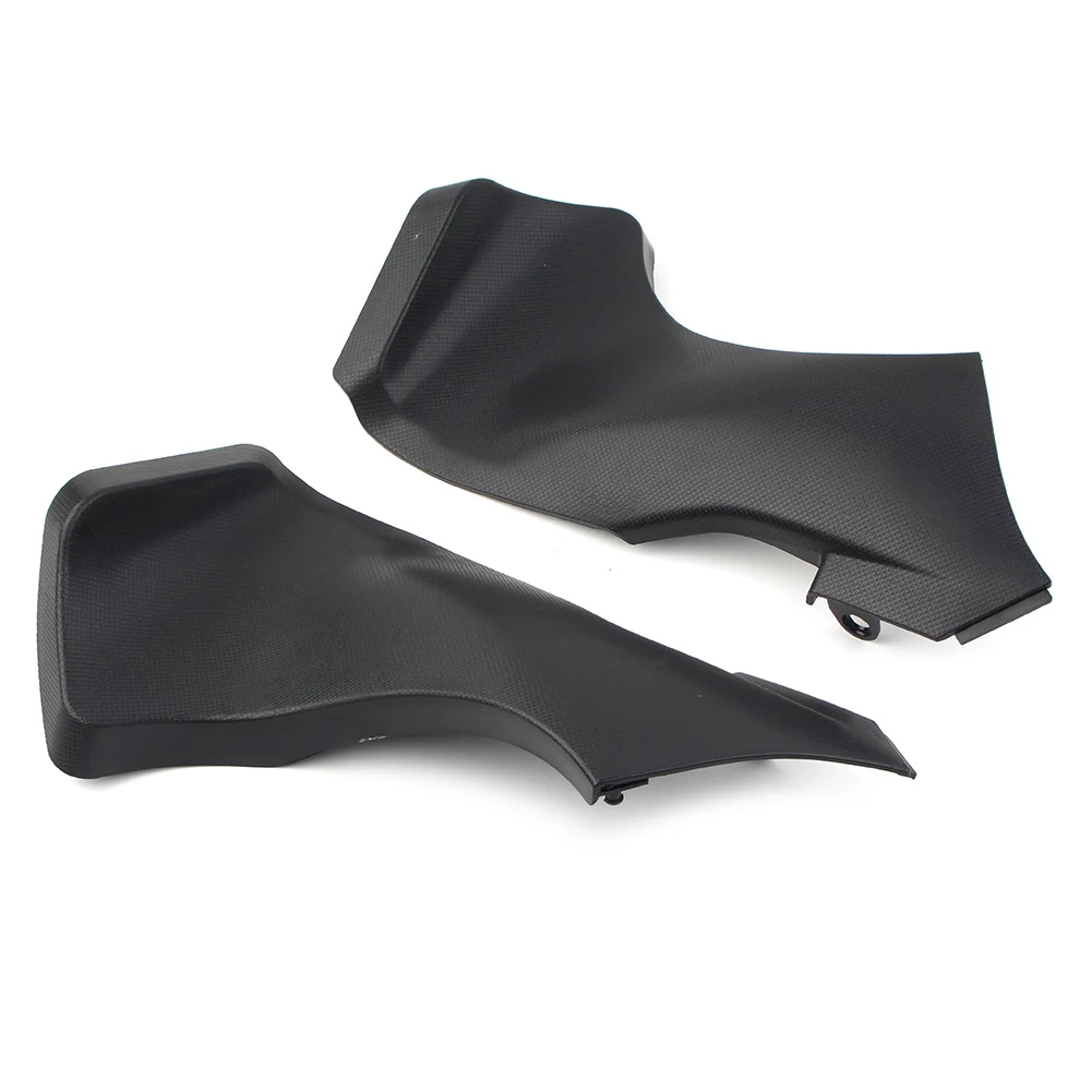 2Pcs Motorbike Left Right Side Air Duct Cover Fairing Cowl For KAWASAKI Ninja ZX6R ZX636 2005 2006 ABS Plastic Unpainted Black