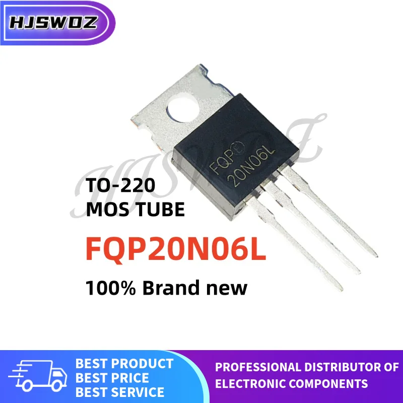 10-30PCS New FQP20N06L FQP20N06 MOSFET N-Channel Field effect transistor TO-220