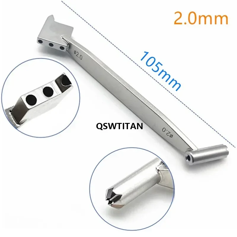 Orthopedics Parallel Drill Guide for K-wire 2.0mm /2.5mm Bone Drill Bits Guider Stainless Steel Orthopedics Surgical Instrument