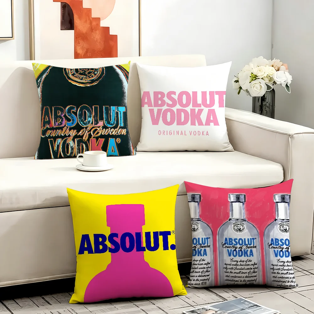 Fashion Print A-ABSOLUT cushion cover Comfortable Decorative For Bedroom Living room Dormitory Picnic and Holiday Decoration