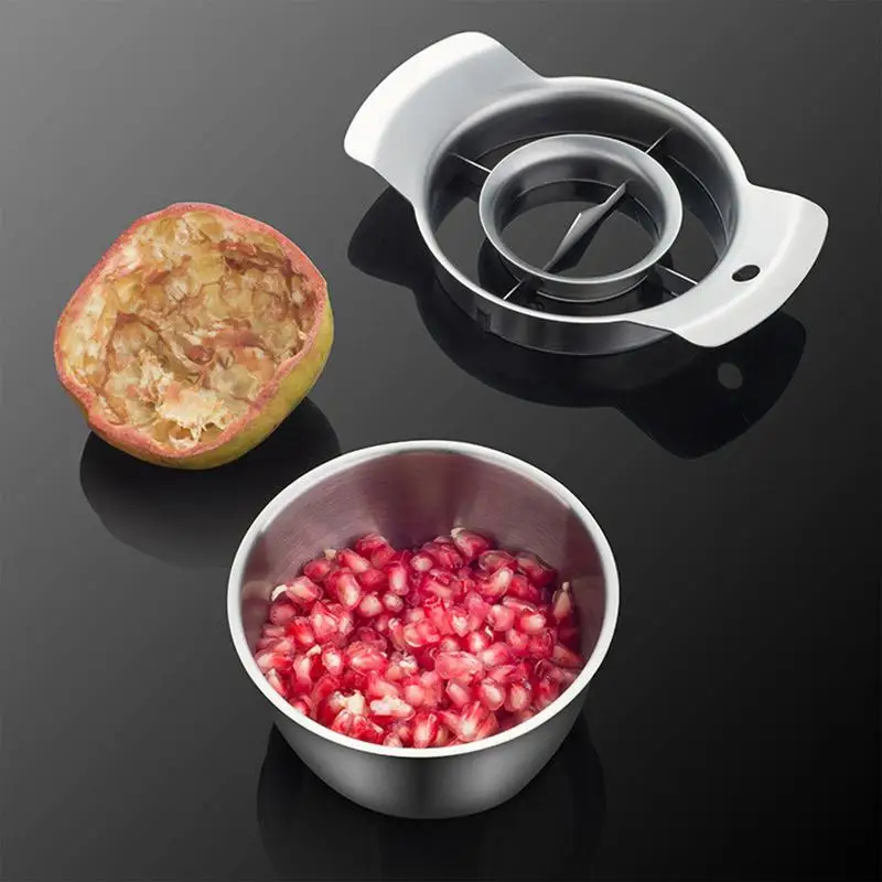 Pomegranate Peeling Tool Set 304 Stainless Steel Pomegranate Seed Removal Meat Extraction Fruit Opener Kitchen Fruit Tool