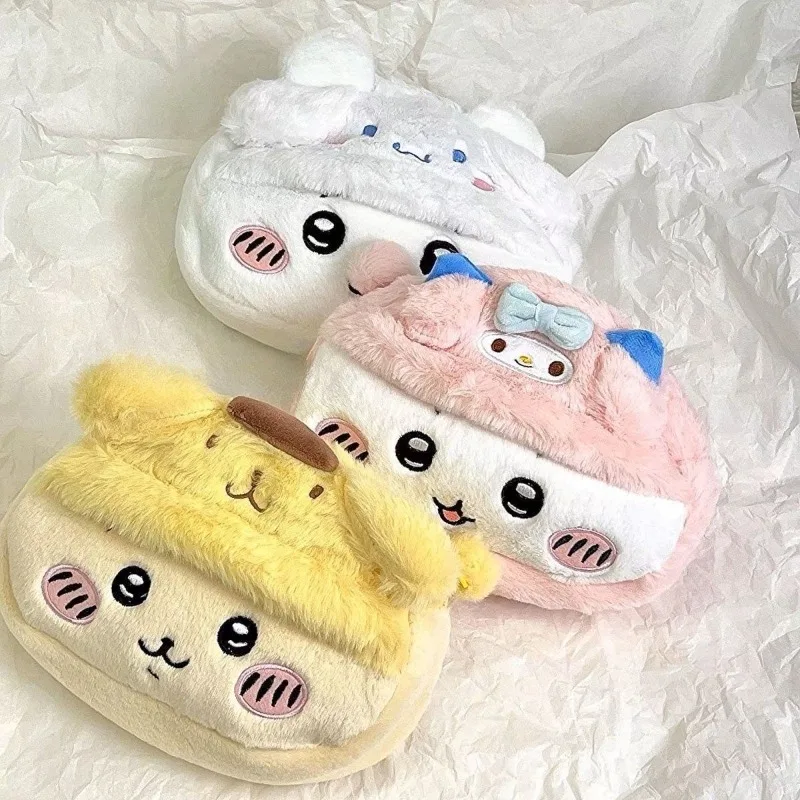 Chiikawa ตุ๊กตาดินสอกระเป๋า Kawaii การ์ตูน Usagi เปลี่ยนเป็นอะนิเมะ My Melody สไตล์กระเป๋าเครื่องเขียนนักเรียนกล่องของขวัญ