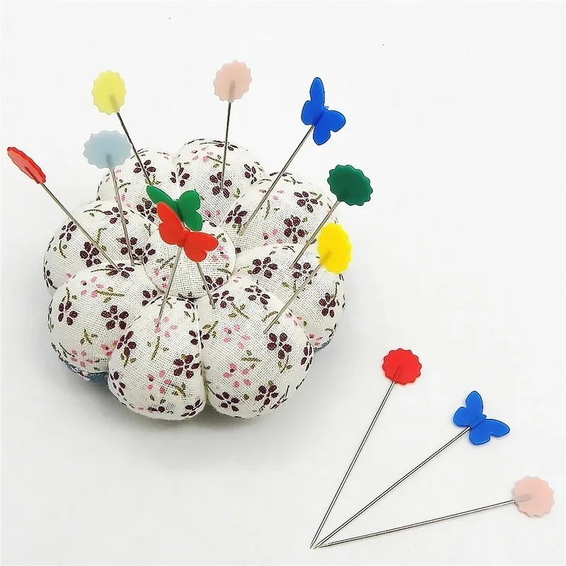 100/50pcs Dressmaking Pins Sewing Embroidery Patchwork Pins Positioning Needle Fixed Marker Pins DIY Sewing Tools Accessories