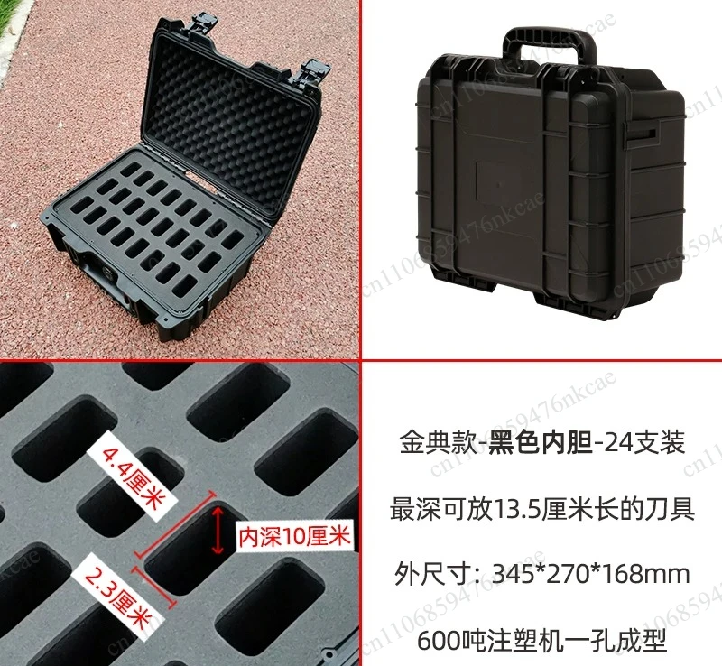 Storage box portable folding 24 36 32 20 slot outdoor toolbox waterproof