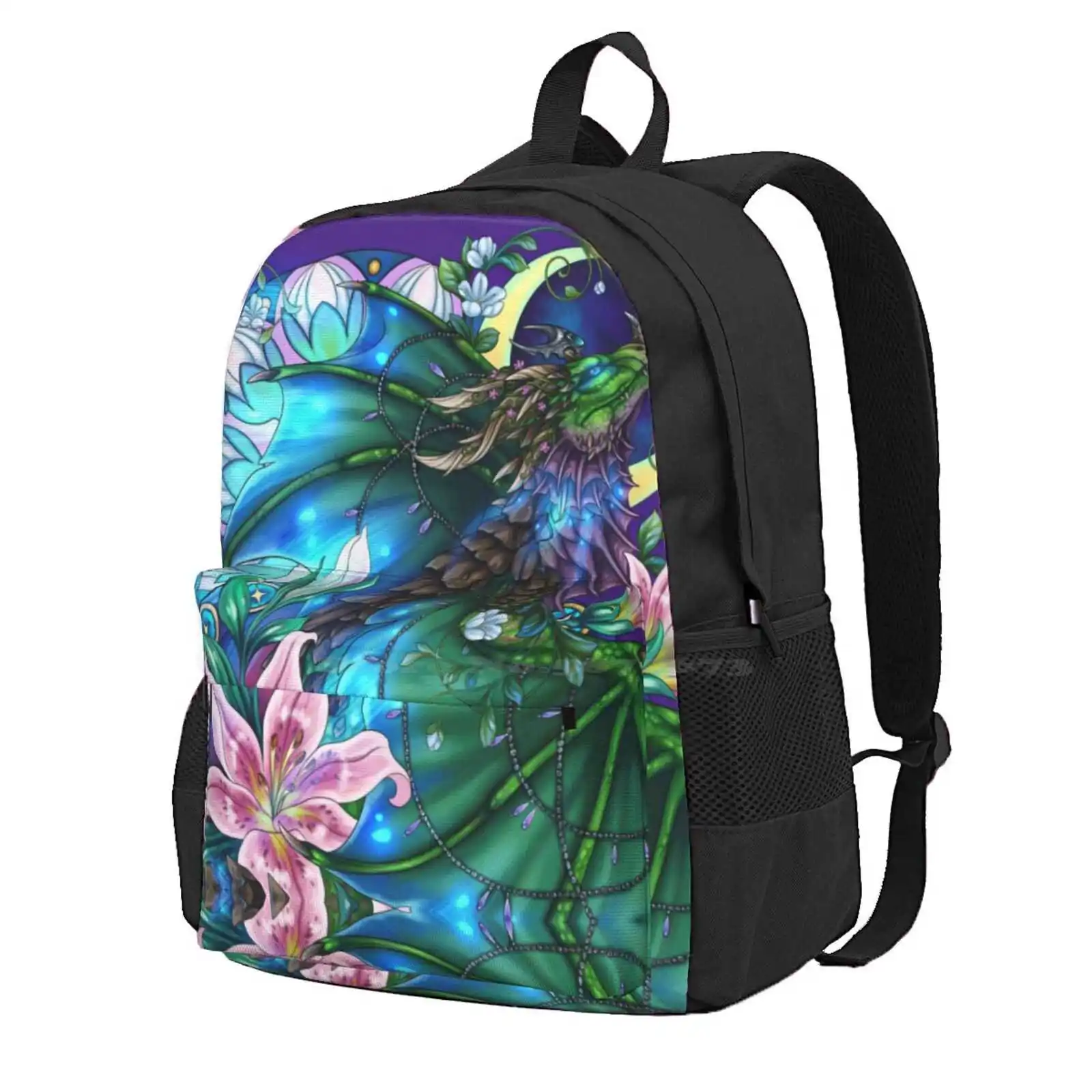 Ysera The Awakened Hot Sale Schoolbag Backpack Fashion Bags World Of Wow Dragonflight Ysera Dragob Green