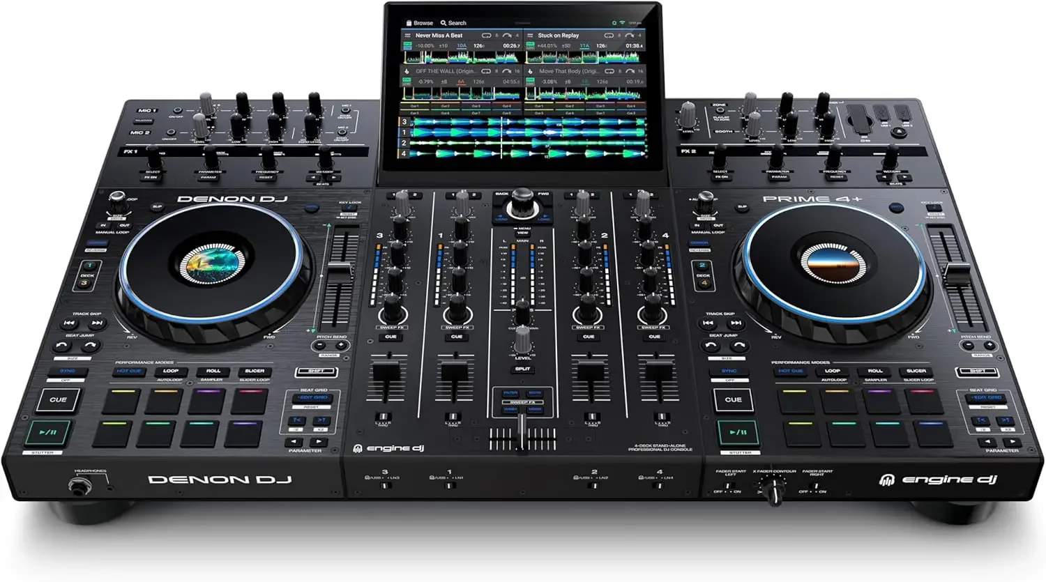 

Совершенно новый Denon-DJ-PRIME-4-Standalone-4-Deck-10-HD-Multitouch